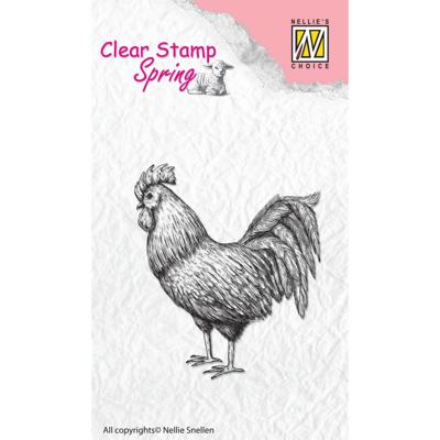 Nellie's Choice • spring clear stempels rooster