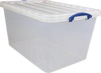 Really Useful Box opbergdoos 96 l, nestbaar, transparant - thumbnail
