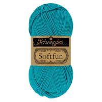 Scheepjes Softfun - 2511 Dark Turquoise - Haakgaren / Breigaren - thumbnail