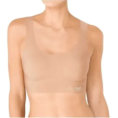 Zero Feel Top met vulling - naadloze bh zonder sluiting - Comfort bh - M - Huidskleur - M