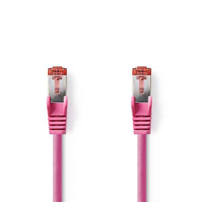 CAT6 S/FTP-Netwerkkabel | RJ45 Male - RJ45 Male | 5,0 m | Roze