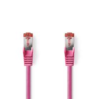 CAT6 S/FTP-Netwerkkabel | RJ45 Male - RJ45 Male | 5,0 m | Roze - thumbnail