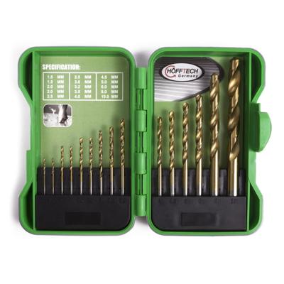 Hofftech Boorset HSS Metaal Cassette 1.5 - 10 mm - 15 delig Hofftech Boorset HSS Metaal Cassette 1.5 - 10 mm - 15 delig
