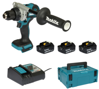 Makita DDF492RG3J 18v Boor-/schroefmachine | Incl. 3x 6.0Ah en snellader in Mbox - DDF492RG3J - thumbnail