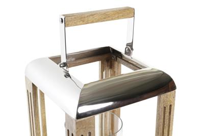 Lykta DKD Home Decor Kristal Zilverkleurig Metaal 23 x 23 x 36 cm Lykta DKD Home Decor Kristal Zilverkleurig Metaal 23 x 23 x 36 cm