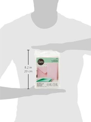 Sizzix • surfacez kaart & envelop set 10 vellen ballet slipper