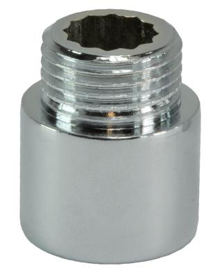 Wiesbaden Kraanverlengkoppeling 1/2 x 20 Chr