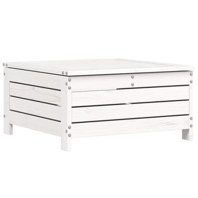 7-delige Loungeset massief grenenhout wit