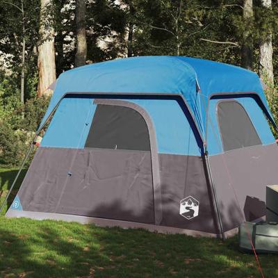 Tent 4-persoons waterdicht blauw Tent 4-persoons waterdicht blauw