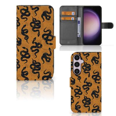 Telefoonhoesje | Met pasjeshouder | voor Samsung Galaxy S24 Plus Snakes