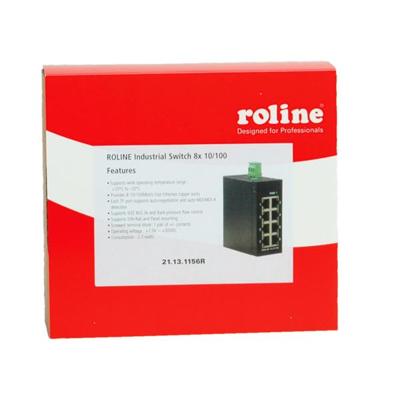 ROLINE Industrie Switch 8x RJ-45, unmanaged ROLINE Industrie Switch 8x RJ-45, unmanaged