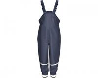 Playshoes regenbroek bretels fleece gevoerd Uni Marine-140 - thumbnail