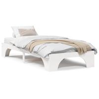 Bedframe Wit 100 x 200 cm Massief grenenhout - thumbnail