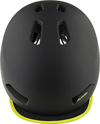 Alpina sports urban helm brooklyn 57-61 mat zwart/geel