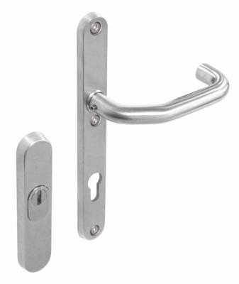 Intersteel VoordeurbeslagVurano kerntrekbeveiliging smal PC 92mm RVS - 0035.398349