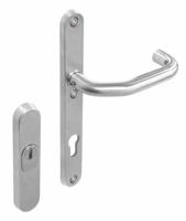 Intersteel VoordeurbeslagVurano kerntrekbeveiliging smal PC 92mm RVS - 0035.398349 - thumbnail