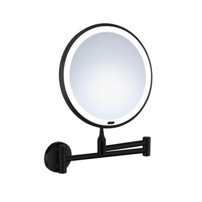 Vergrotingsspiegel Smedbo Beslagsboden Wandmodel Mat Zwart Vergrotingsspiegel Smedbo Beslagsboden Wandmodel Mat Zwart