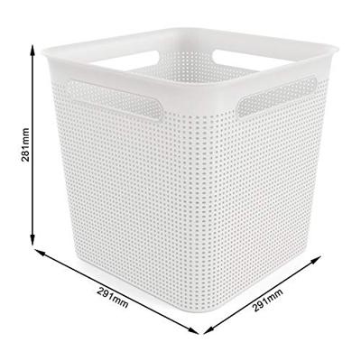 Rotho BRISEN Opbergmand 29.1x29.1x28.1 cm 18L Wit