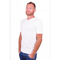 Alan Red T-Shirt V-Hals Oklahoma White (Two pack ) - thumbnail