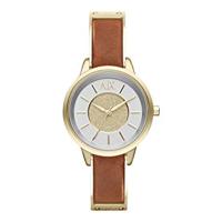 Horlogeband Armani Exchange AX5352 Leder Cognac 12mm - thumbnail