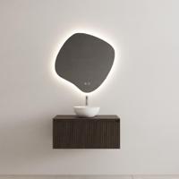 Onderkast Gliss Design Timotheus 80 cm Incl. Topplaat Charcoal Gliss Design - thumbnail