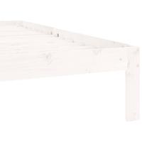 Bedframe massief grenenhout wit 90x200 cm - thumbnail