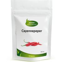 Cayennepeper | 100 capsules | 500 mg | Vitaminesperpost.nl - thumbnail