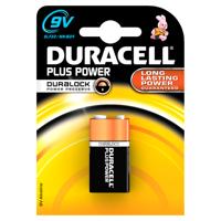 Duracell Plus batterij 9 V (6LR61/MN1604), 1 stuk - thumbnail