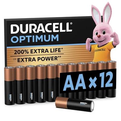 Duracell Optimum Alkaline AA batterijen - 12 stuks - thumbnail