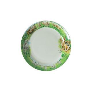 Wiebe van der Zee bord 18 cm geit/varken