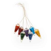Pendel Edelsteen Chakra Set van 7 - thumbnail