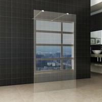 Wiesbaden Vrijstaande Inloopdouche 140x200cm - Helder Glas met Nano Coating - thumbnail
