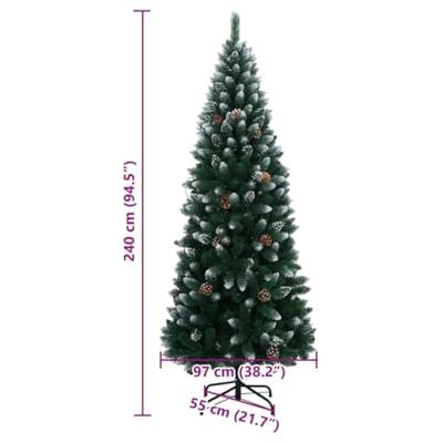 VidaXL Kunstkerstboom met 300 led's 240 cm VidaXL Kunstkerstboom met 300 led's 240 cm