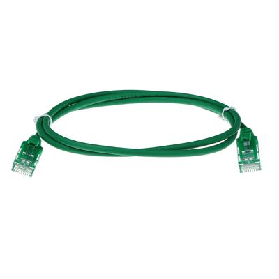 ACT DC9707 LSZH U/UTP CAT6 Datacenter Slimline Patchkabel Snagless | RJ45 Connectoren | Groen | 7 meter