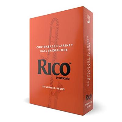 D'Addario Woodwinds RFA1015 Rico Contrabasklarinet Riet,1.5, 10-pack, Unfiled D'Addario Woodwinds RFA1015 Rico Contrabasklarinet Riet,1.5, 10-pack, Unfiled