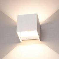 LED Wandlamp Cubo - 2700K - 6 Watt - Wit - Kubus - Dimbaar - thumbnail