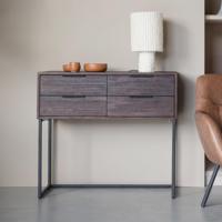 ZILT Dressoir / Sidetable 'Yasmijn' Teakhout, 90cm - thumbnail