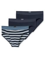 Schiesser 95/5 slips 3-pack blauw-grijs - thumbnail