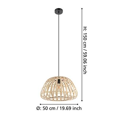 Stars of Light Rotan hanglampMontezuelo Ø 50cm - 390151
