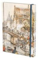 Notitieboek A5, harde kaft: Stadsgezicht, Anton Pieck - thumbnail