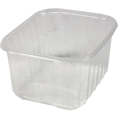 Schaal | pP | rechthoekig | 143x120x75mm | transparant | 1000 stuks