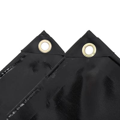 Dekzeil 650 g/m 3x4 m zwart