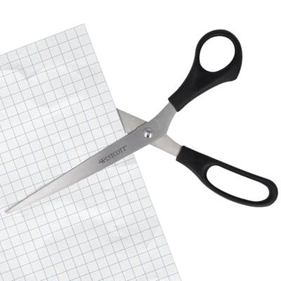 Quantore Schaar westcott buro 260mm rvs met kunststof grip