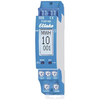 Eltako F3Z14D Bus-eletriciteitsmeter-collector (draadloos) RS485 Eltako F3Z14D Bus-eletriciteitsmeter-collector (draadloos) RS485