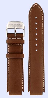 Horlogeband Tissot T12141681A Leder Bruin
