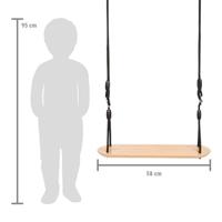 Small Foot - houten xl bordschommel black line - thumbnail