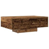 Salontafel 85x55x31 cm bewerkt hout oud houtkleurig - thumbnail