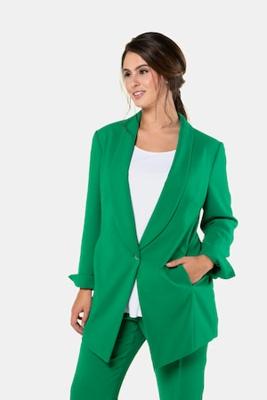Ulla Popken Blazer, fijne structuur, sjaalkraag, 2 naadzakken - Grote Maten Ulla Popken Blazer, fijne structuur, sjaalkraag, 2 naadzakken - Grote Maten
