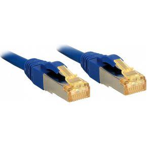 LINDY 47280 RJ45 Netwerkkabel, patchkabel CAT 6a (losse kabel CAT 7) S/FTP 3.00 m Blauw Snagless 1 stuk(s)