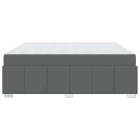 Bedframe met matras Donkergrijs 180 x 200 cm Stof - thumbnail